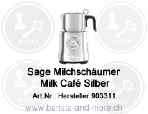 Sage Milchschäumer Milk Café Silber